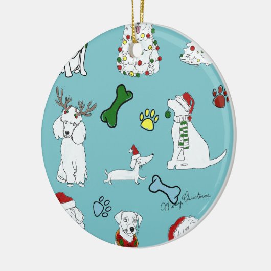 PUPPY XMAS ORNAMENT (Links)