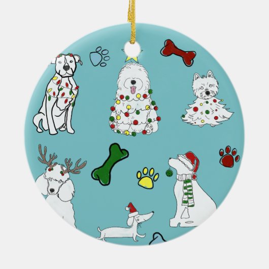 PUPPY XMAS ORNAMENT (Hinten)