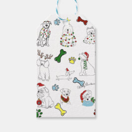 PUPPY XMAS TAG GESCHENKANHÄNGER