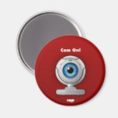 Puppyeye Webcam Magnet (Vorderseite/Rückseite)