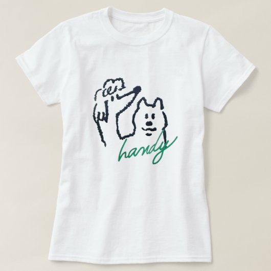 PUPPYS FRAU T - SHIRT (Design vorne)