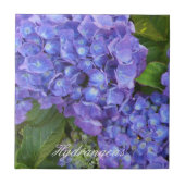 Puprle Hydrangeas Fliese (Vorderseite)