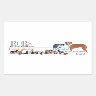 PUPS Logo Aufkleber