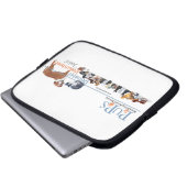 PUPs Notebook-Tasche Laptopschutzhülle (Vorne Knopf)