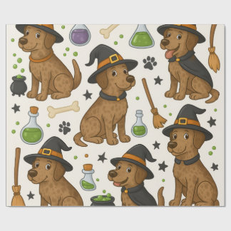 Pups Pop Party - Halloween Magic Theme Geschenkpapier