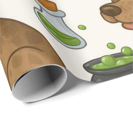 Pups Pop Party - Halloween Magic Theme Geschenkpapier (Rolleneckpunkt)