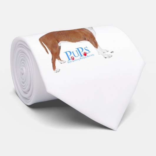 PUPs Retcued Pit Bull Krawatte (Gerollt)