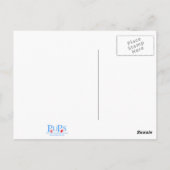 PUPs Retcued Pit Bull Postkarte (Rückseite)