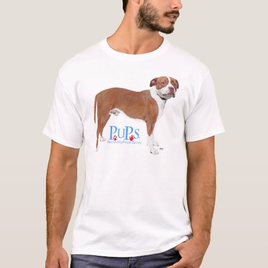 PUPs Retcued Pit Bull T-Shirt (Vorderseite)