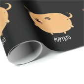 Puptato Funny Puppy Potato Puppe Dark BG Geschenkpapier (Rolleneckpunkt)