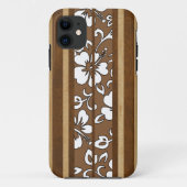 Pupukea Hibiskus Hawaiian Surfboard iPhone 5 Hülle (Rückseite)