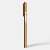 Pupukea Hibiskus-hawaiisches Imitat-Holz-Surfbrett Case-Mate iPhone Hülle (Rückseite / Links)