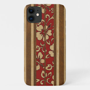 Pupukea Vintage hawaiianische Imitate HolzSurfboar Case-Mate iPhone Hülle