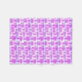 Pupule Hawaiian Vintag Palm Tree Kariert Fleecedecke (Vorderseite (Horizontal))