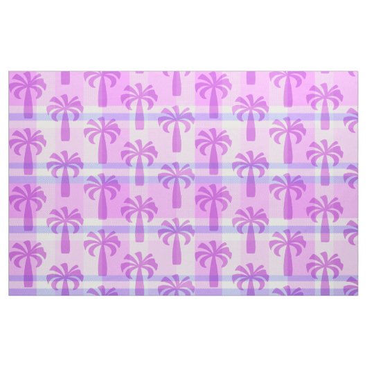 Pupule Hawaiian Vintag Palm Tree Kariert Stoff (Fat Quarter (45,7 x 55,9 cm))