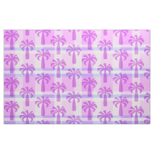 Pupule Hawaiischer Vintager Palmenbaum Kariert Stoff