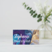 Pupuler Mable Rose Gold Personalisiert Visitenkarte (Stehend Vorderseite)