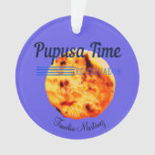 Pupusa Time Salvadorianische Individuelle Name Lie Ornament (Vorderseite)