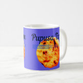 Pupusa Time Salvadorianische Lieblingsspeise Wall  Kaffeetasse (VorderseiteRechts)