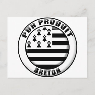 Pur produit Bretagne Postkarte
