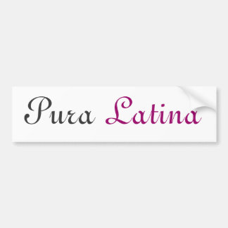 Pura Latina Autoaufkleber