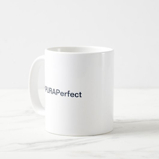 PURA-Logo-Tasse Kaffeetasse (Vorderseite Links)