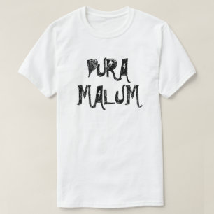 Pura malum - reines Übel im Latein T-Shirt