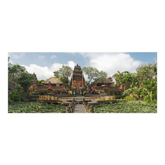 Pura Taman Saraswati Foto Print (Vorne)