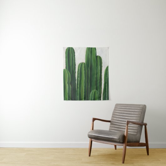 Pura Vida - Cacti-Gruppe Wandteppich (Beispiel)