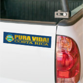 Pura Vida! Costa Rica Autoaufkleber (Auf Lkw)