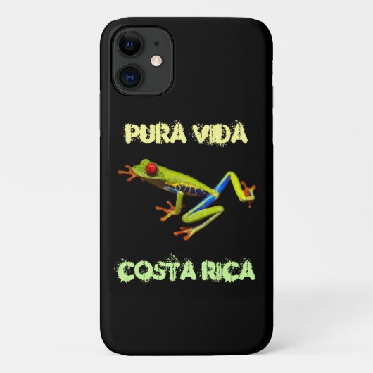 Pura Vida Costa Rica Case-Mate iPhone Hülle (Rückseite)