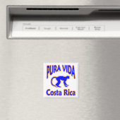 Pura Vida Costa Rica Monkey Magnet (In Situ (Geschirrspüler))