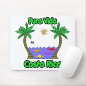 Pura Vida Costa Rica Mousepad (Mit Mouse)
