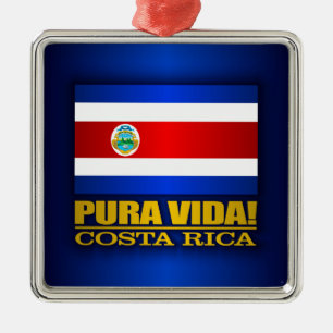 Pura Vida! Costa Rica Ornament Aus Metall