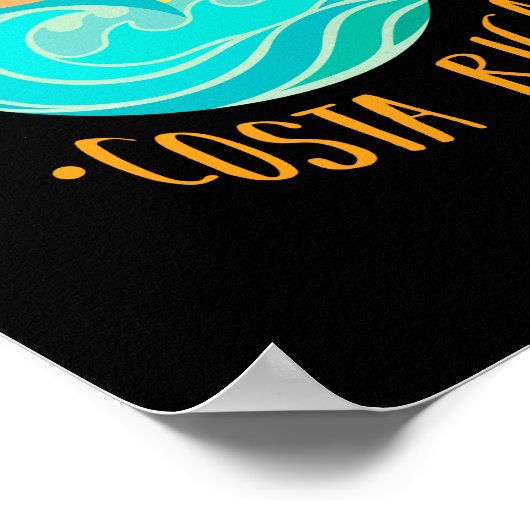 Pura Vida Costa Rica Poster (Ecke)