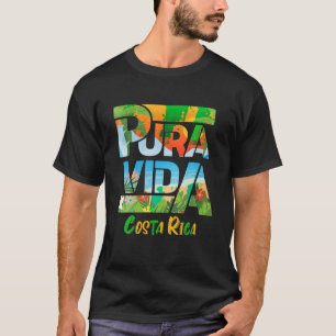 Pura Vida Costa Rica Souvenir Cool Zentralamerika T-Shirt