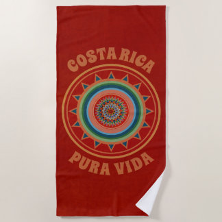 Pura Vida Costa Rica Strandtuch