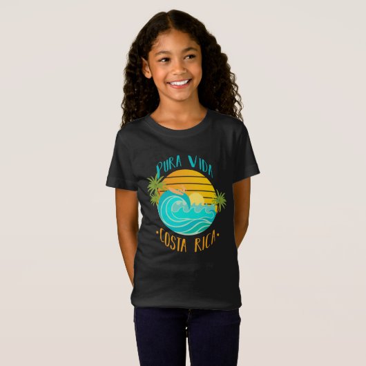 Pura Vida Costa Rica T-Shirt (Vorne ganz)