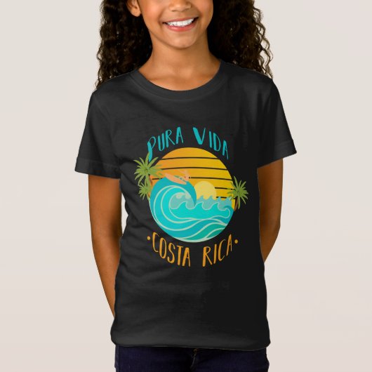Pura Vida Costa Rica T-Shirt (Vorderseite)