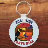 Pura Vida Costa Rica Template Schlüsselanhänger (Vorderseite)