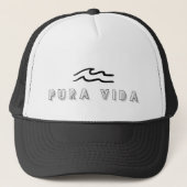 Pura Vida Costa Rica Trucker Hut Truckerkappe (Vorderseite)