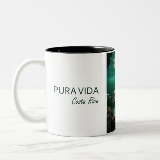 Pura Vida Costa Rica Turtle Coffee Tasse (Links)