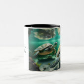 Pura Vida Costa Rica Turtle Coffee Tasse (Mittel)