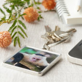 Pura vida für Kapuzineraffe Schlüsselanhänger (Seite)