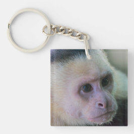 Pura vida für Kapuzineraffe Schlüsselanhänger