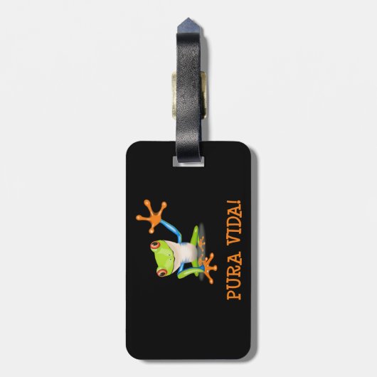 Pura Vida Gepäckanhänger (Rückseite vertikal)