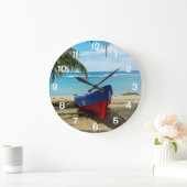 Pura Vida in Costa Rica - Zentralamerika Große Wanduhr (Zuhause)