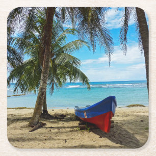 Pura Vida in Costa Rica - Zentralamerika Rechteckiger Pappuntersetzer