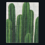 Pura Vida - Kaktus-Gruppe Puzzle<br><div class="desc">" Pura Vida II" durch Anmut Popp. Kennzeichnet Kakteen in unterschiedlichen Höhen.</div>