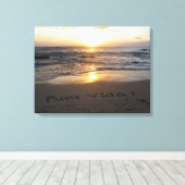 Pura Vida! Leinwanddruck (Insitu (Holzboden))